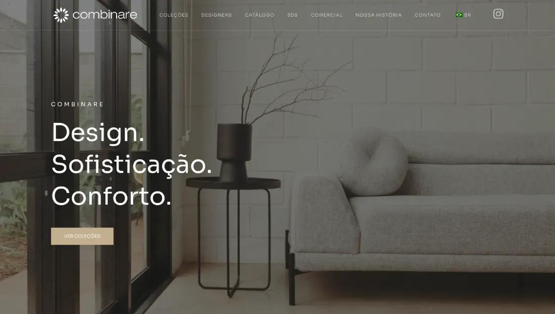 Estofados de alto padrão da Combinare