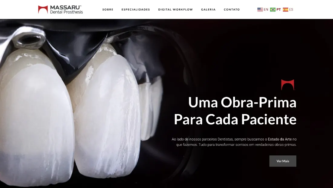 Website do Laboratório Massaru