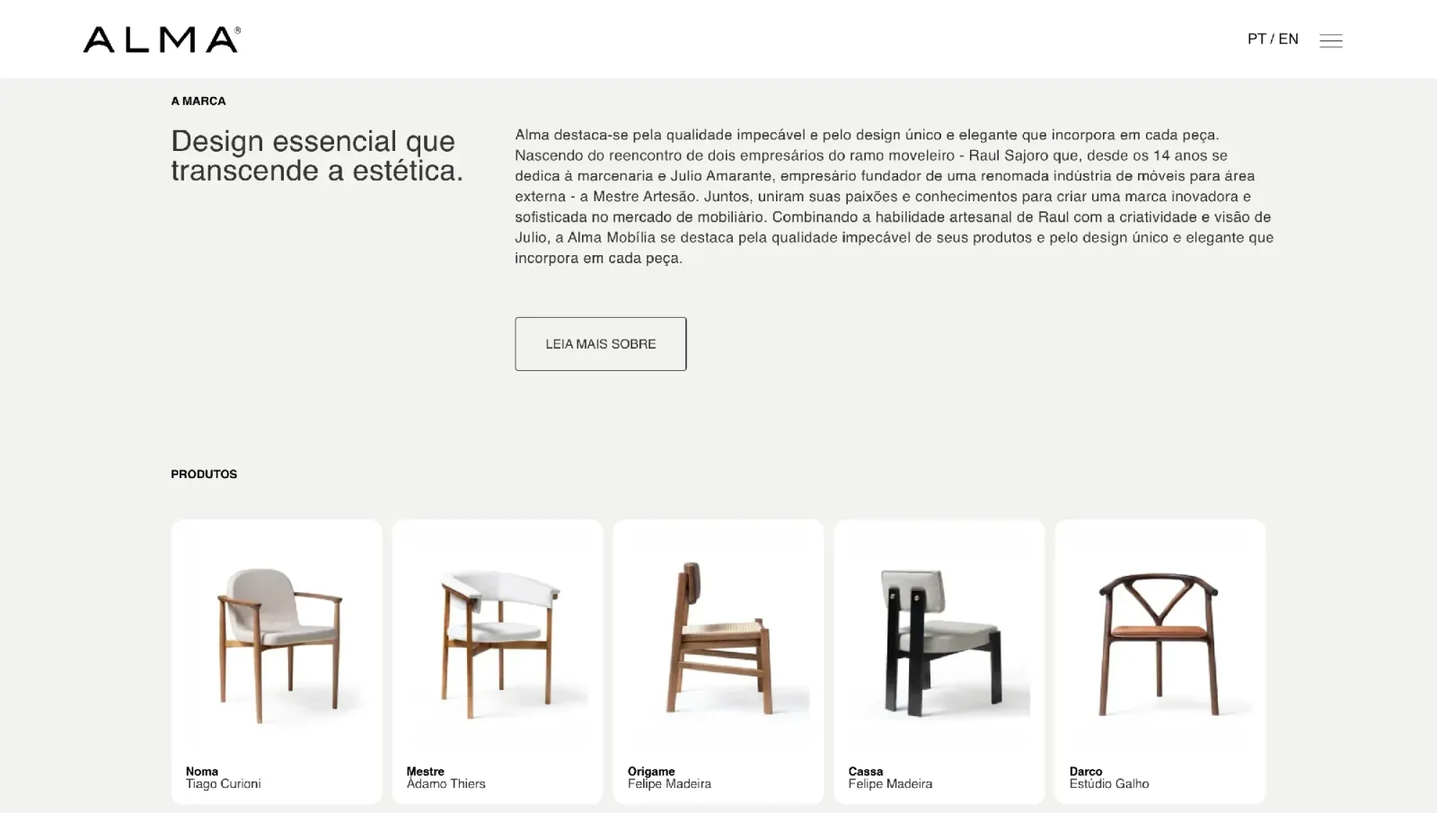 Detalhe do projeto Alma Mobília — 3