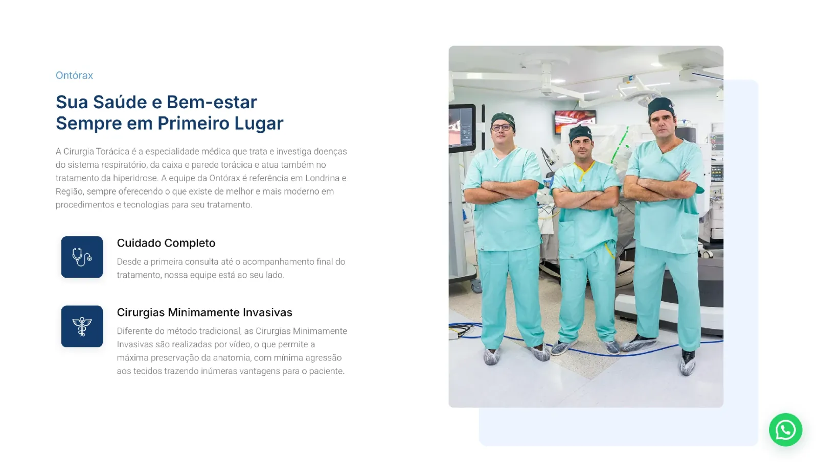 Detalhe do projeto Clínica Ontórax — 2