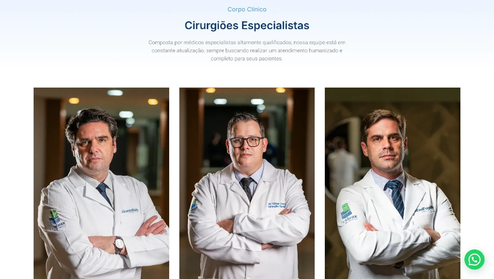 Detalhe do projeto Clínica Ontórax — 3