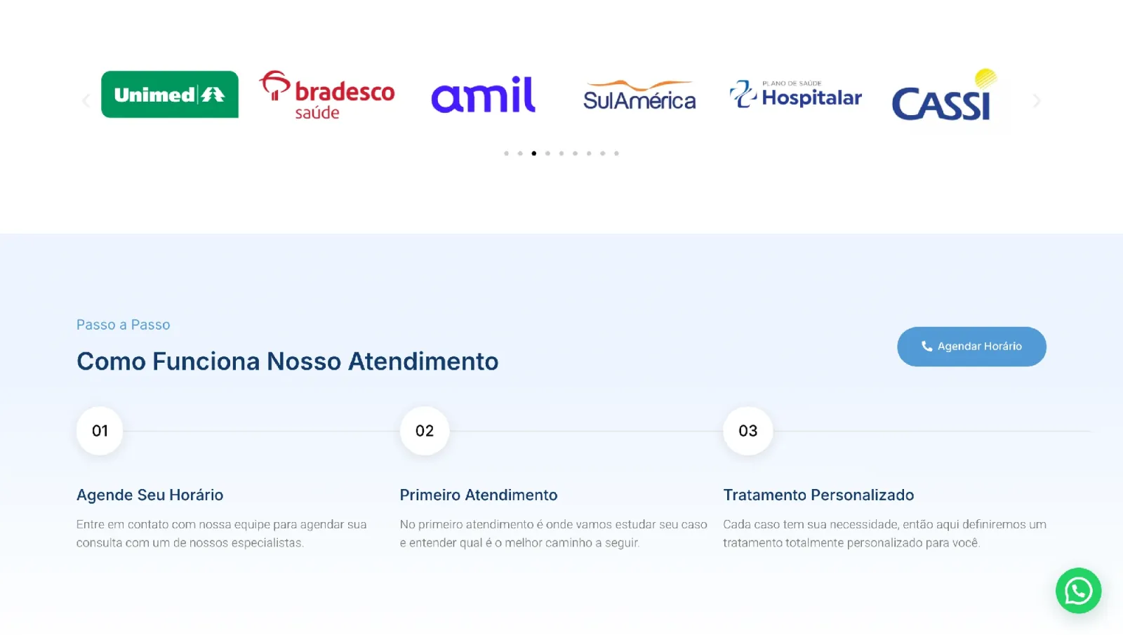 Detalhe do projeto Clínica Ontórax — 4