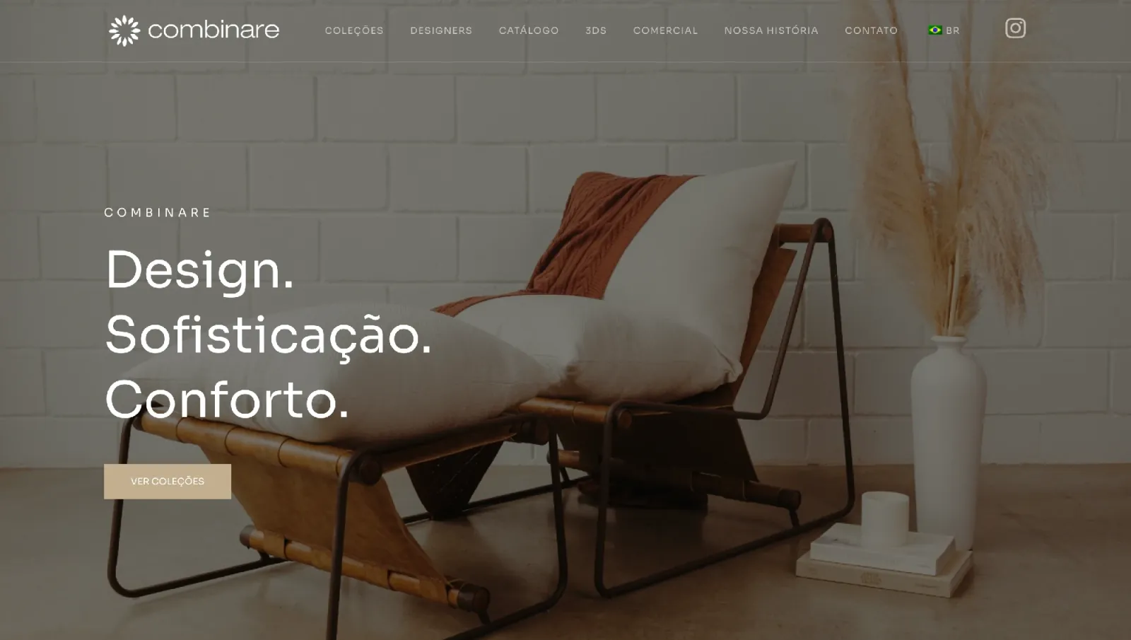 Detalhe do projeto Combinare Estofados — 2