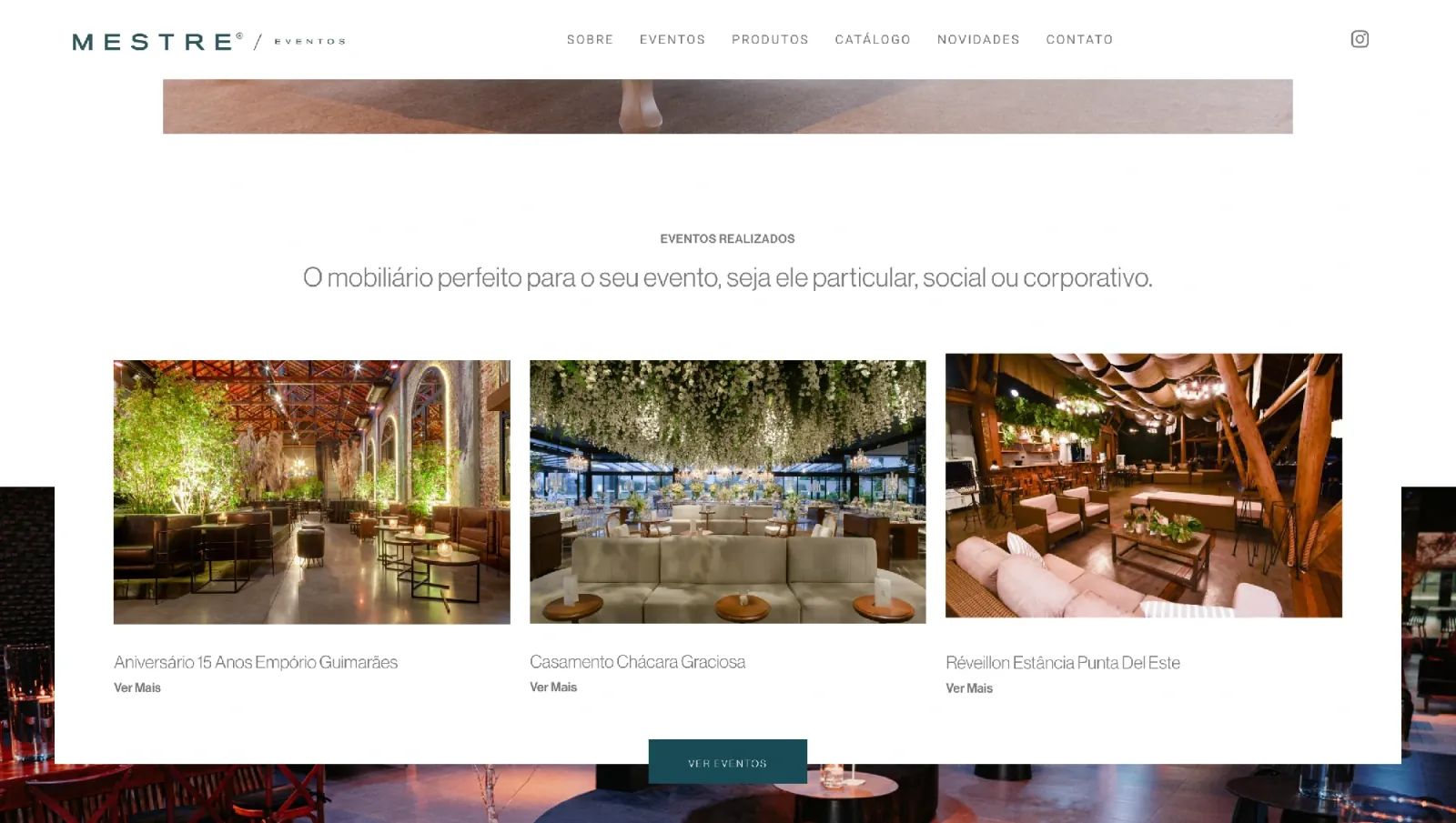 Detalhe do projeto Mestre Eventos — 3