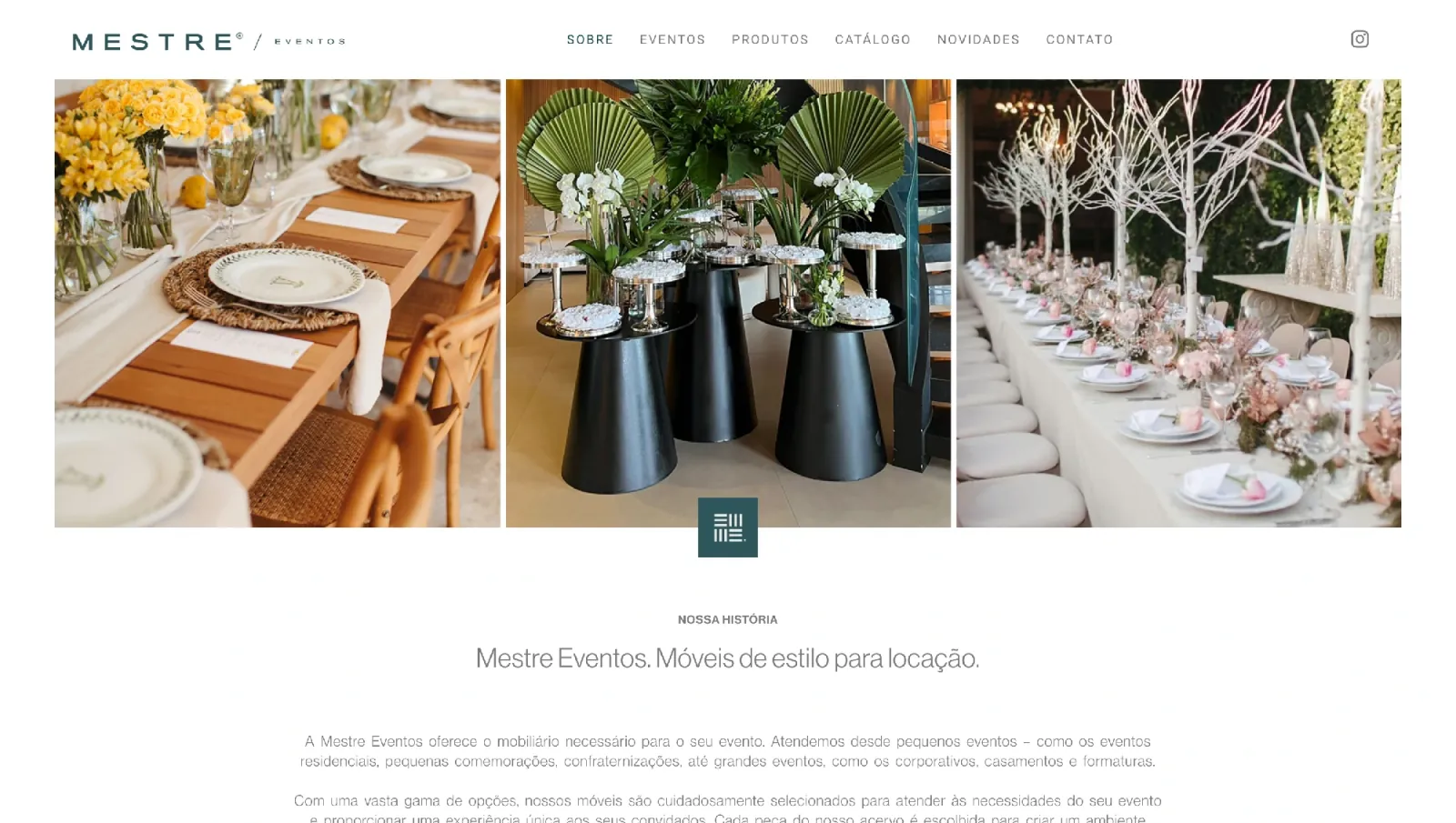 Detalhe do projeto Mestre Eventos — 4