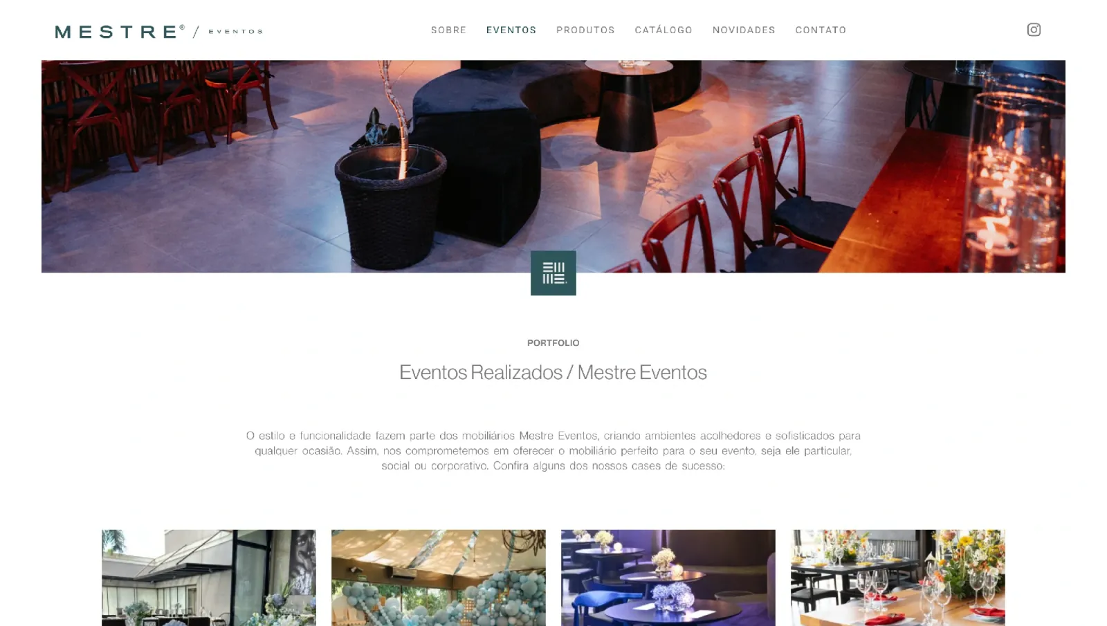 Detalhe do projeto Mestre Eventos — 5